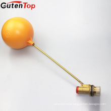 GutenTop High Quality and High Pressure Brass Ball Valve Cock Water Tank DN15 plastic Float Ball
